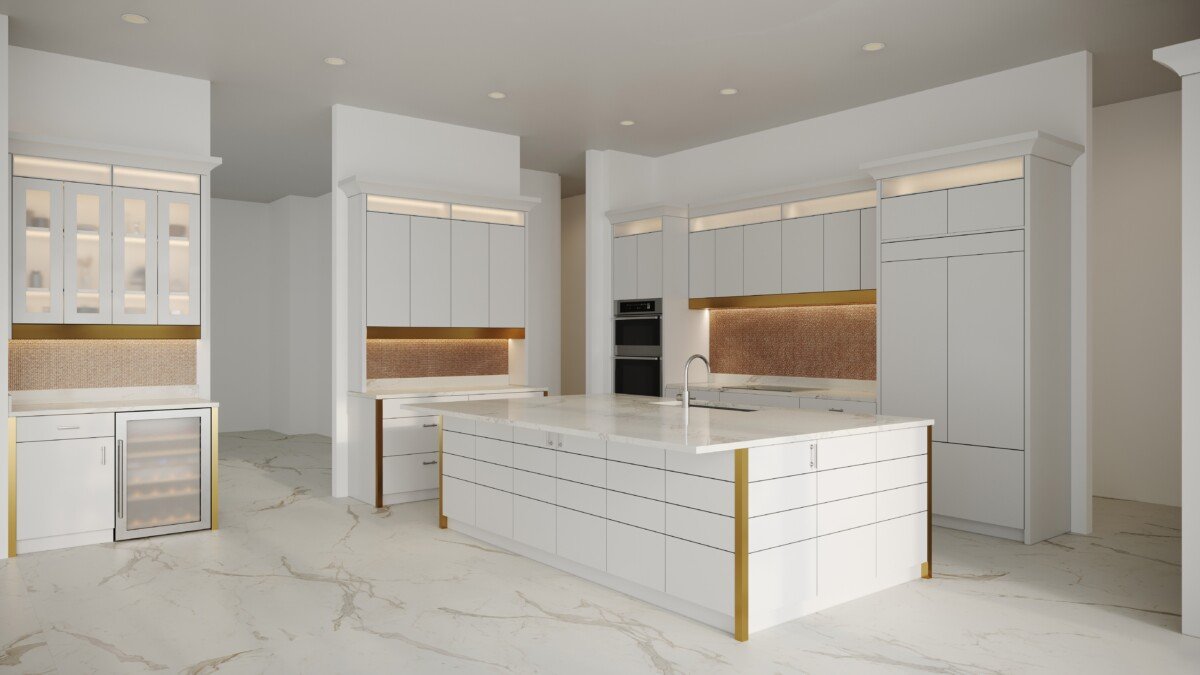 Custom kitchen cabinets